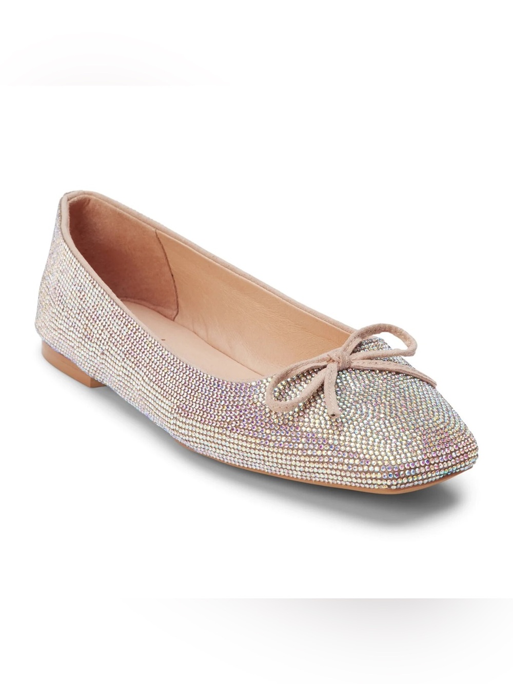 🌺 NWOT Matisse Roxy Rhinestone Ballet Flats with Bow